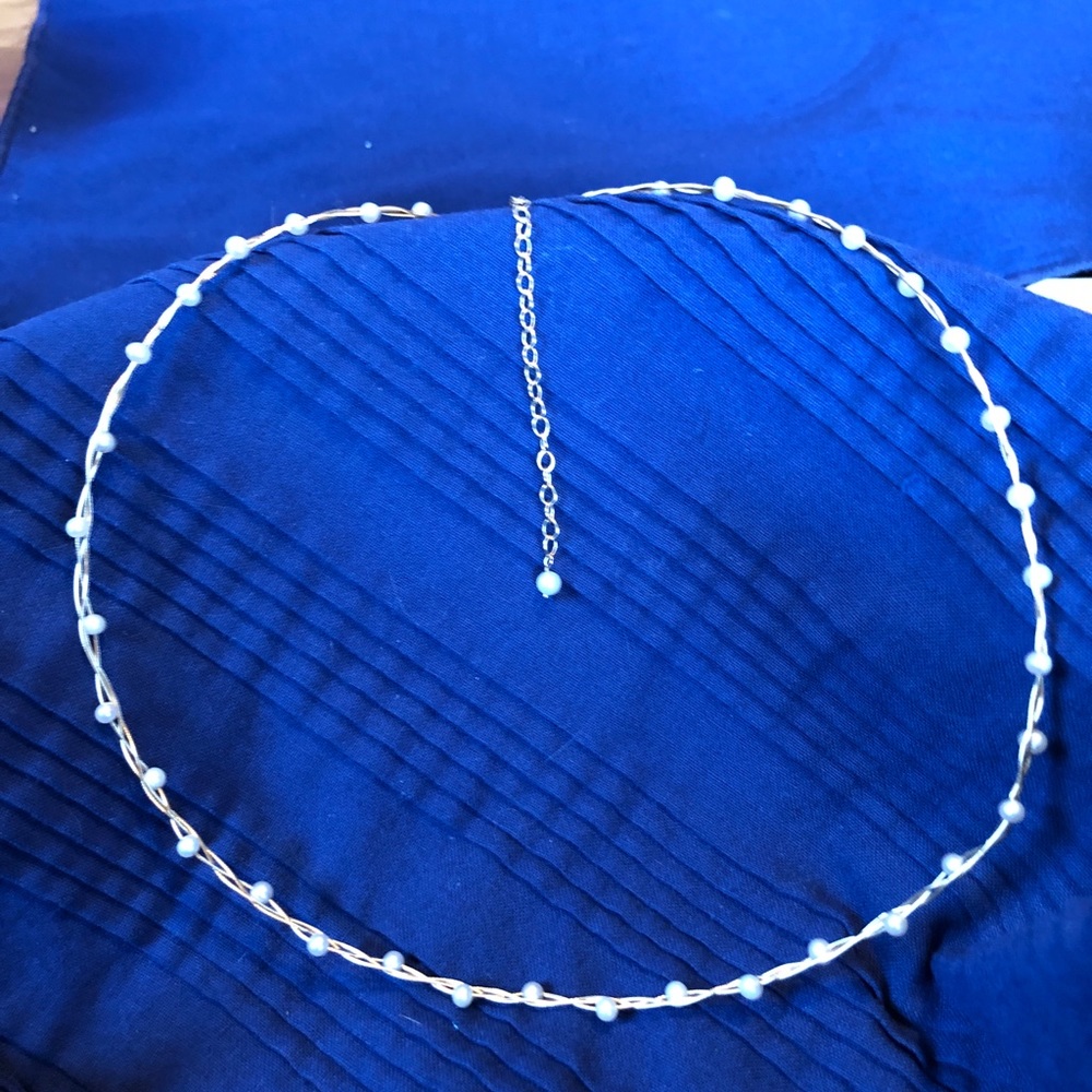 14Kgoldfrshwtr pearl necklace lobsterclaw closure